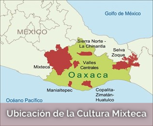 Ubicación de la Cultura Mixteca
